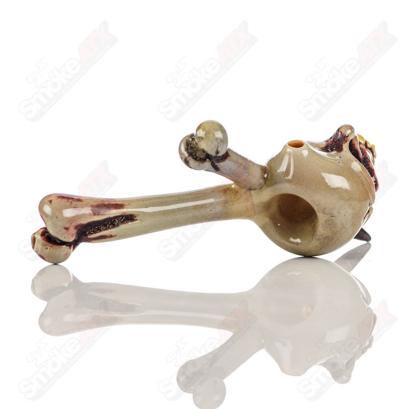 Skull Spoon Ghost Glass - Smoke ATX