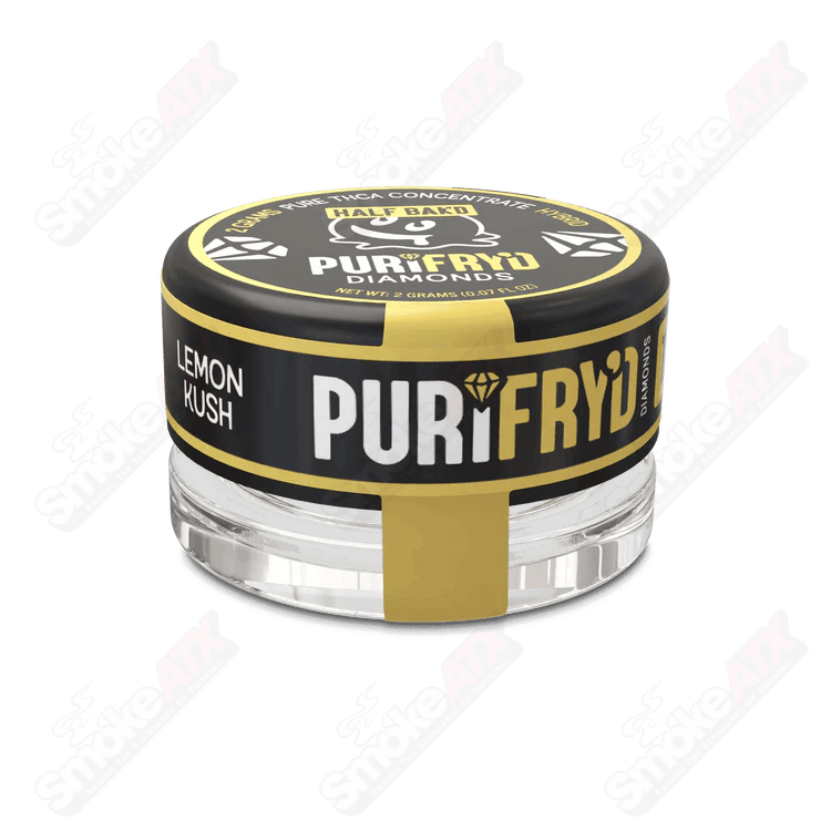 2g Lemon Kush THCa Purifryd Diamonds Half Bak'd - Smoke ATX