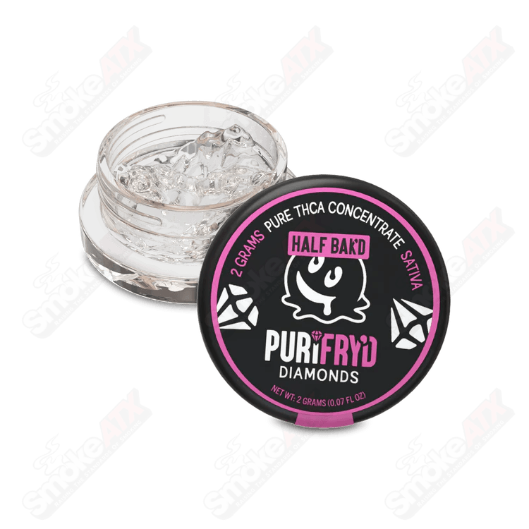 2g Strawberry Cough THCa Purifryd Diamonds Half Bak'd - Smoke ATX