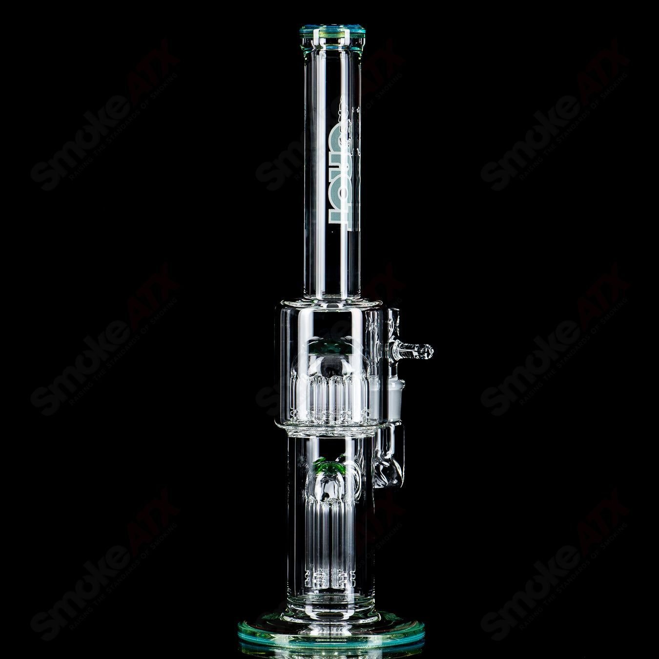 3 14mm 7 to 13Arm Perc w Color Cap Toro Glass - Smoke ATX
