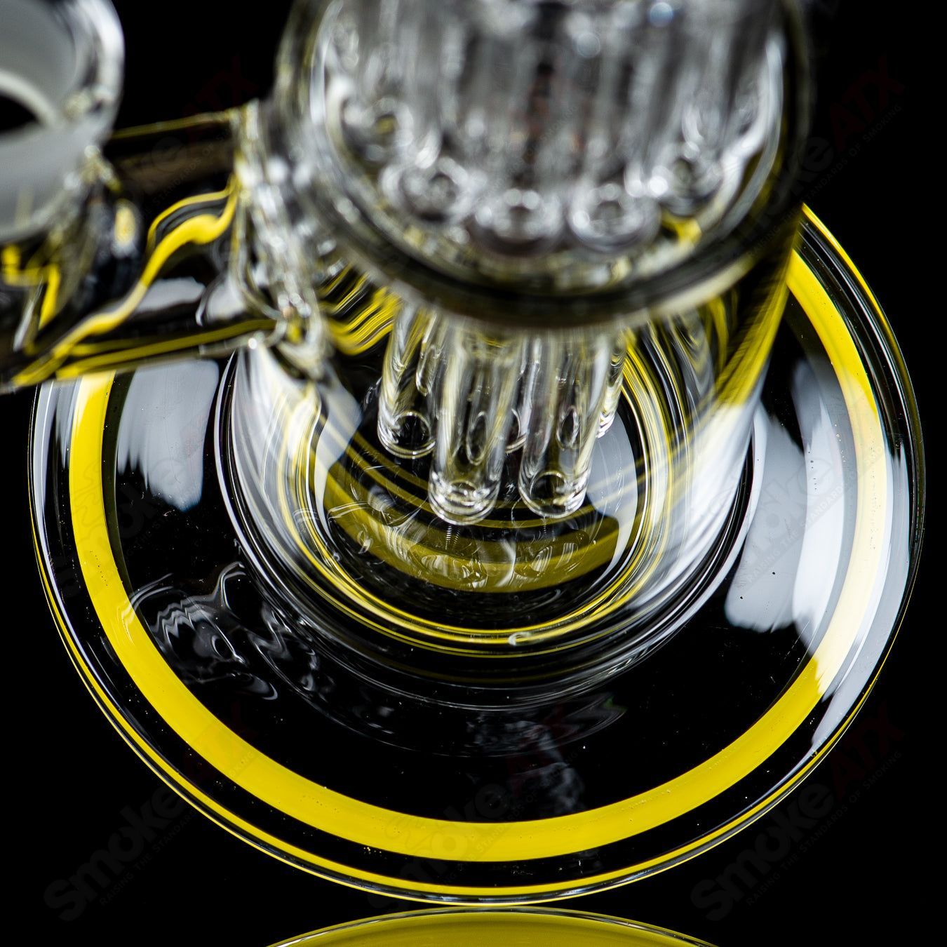 3 18mm 7/13 Arm Perc w/ Reversal Caps Toro Glass - Smoke ATX