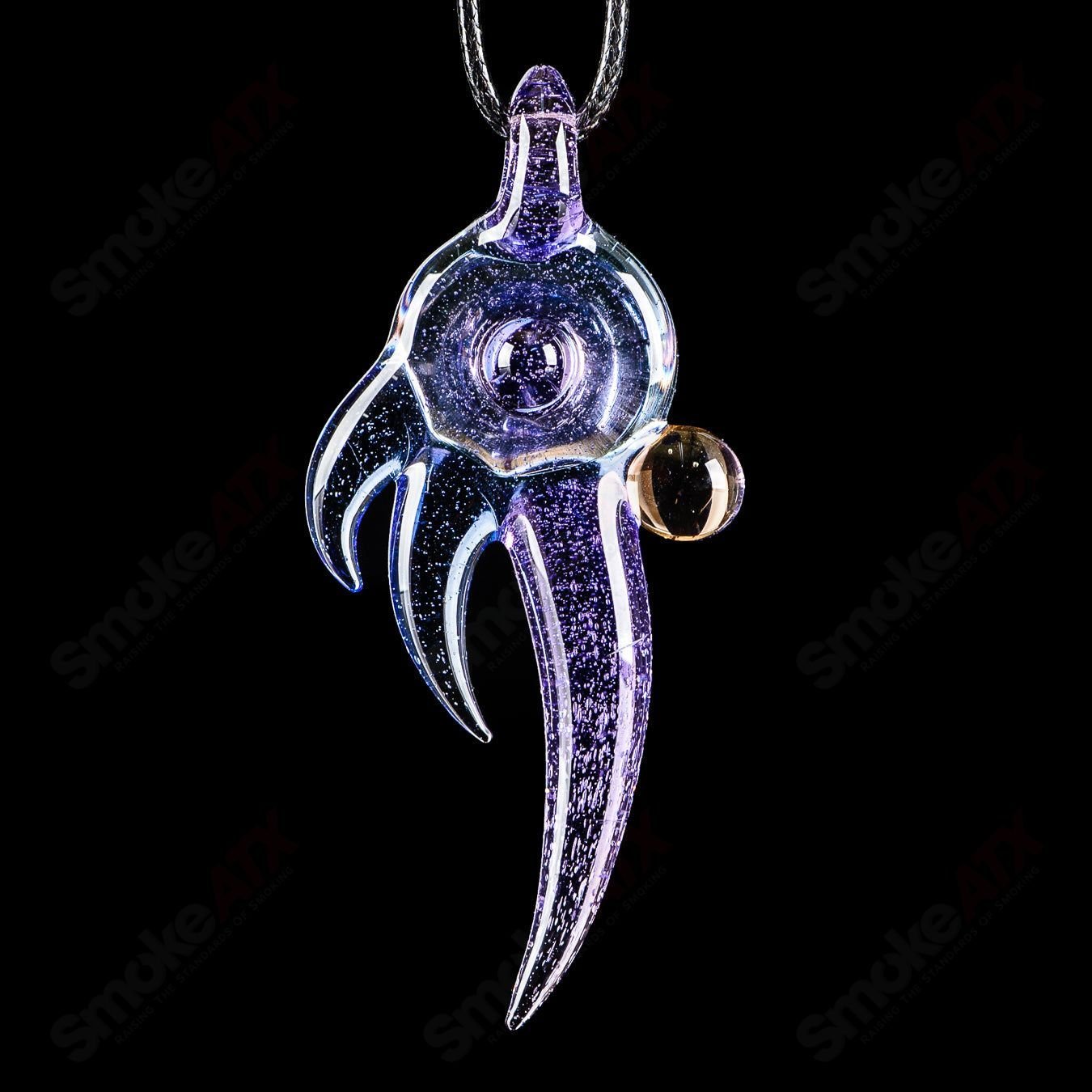 3 Amulet Pendant Dosh Glass - Smoke ATX