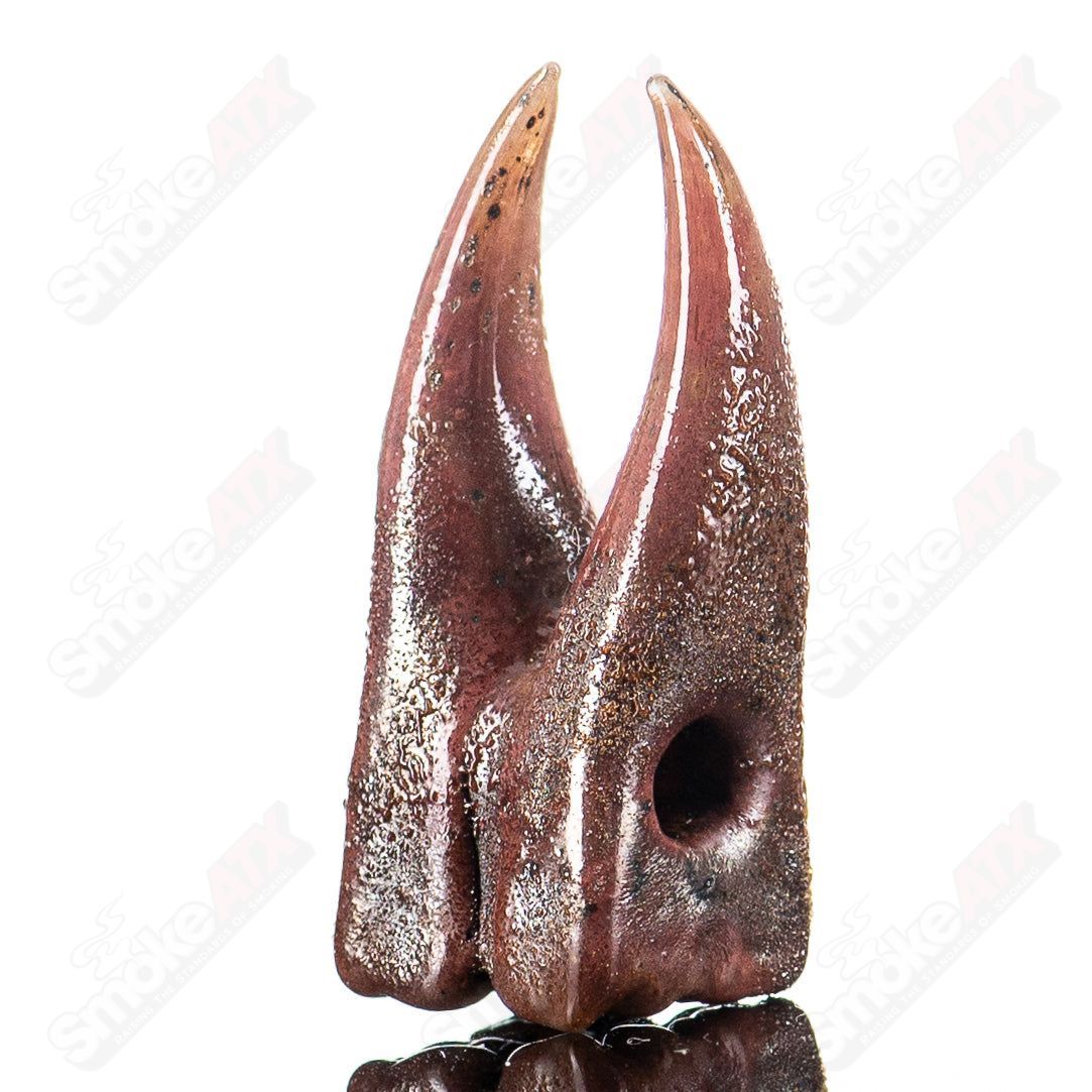 3 Teeth Pendant Grime Glass - Smoke ATX