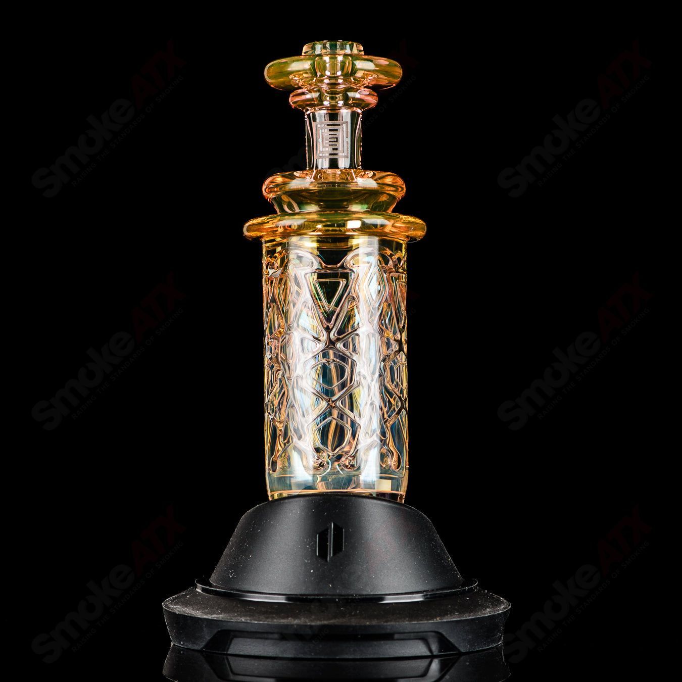 Fumed Columnar (Shatter No.1) Peak Pro Top Avant Garde Glass - Smoke ATX