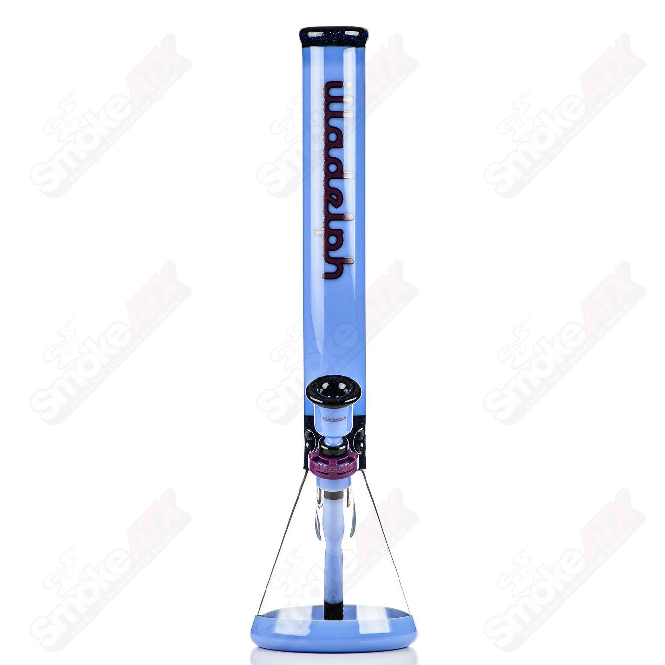 Illadelph Milky Blue Spiral Beaker - Smoke ATX