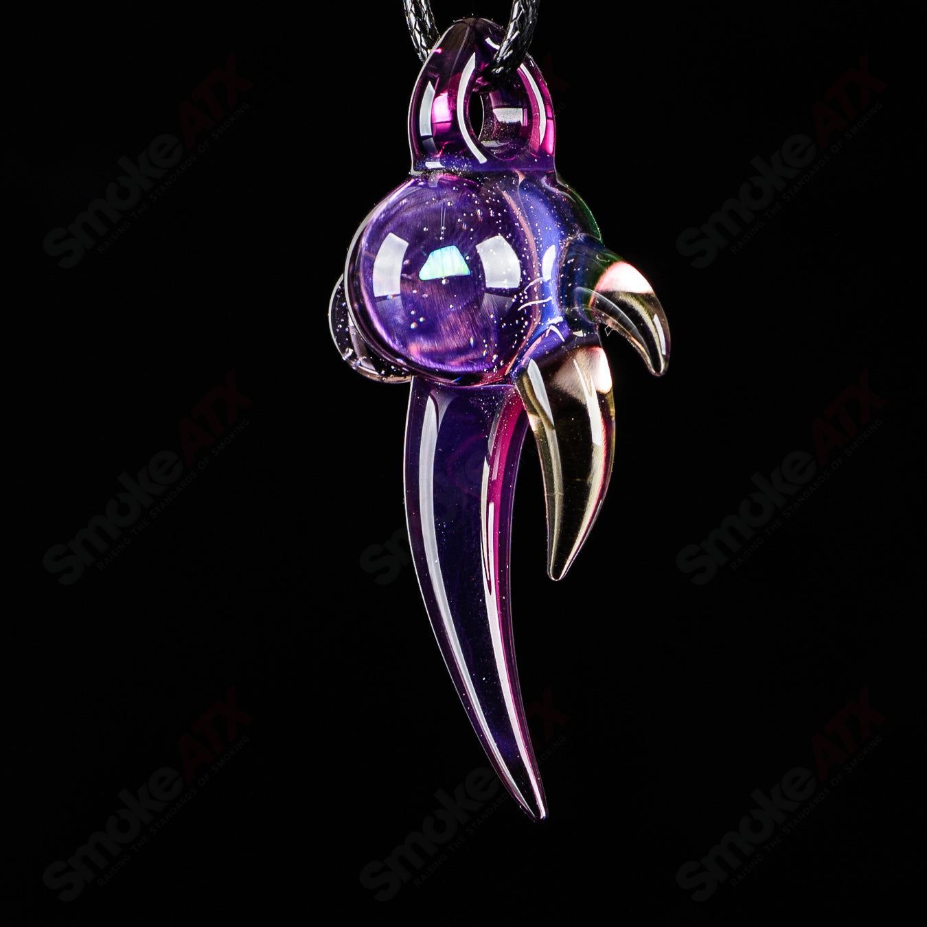 #2 Amulet Pendant Dosh Glass - Smoke ATX