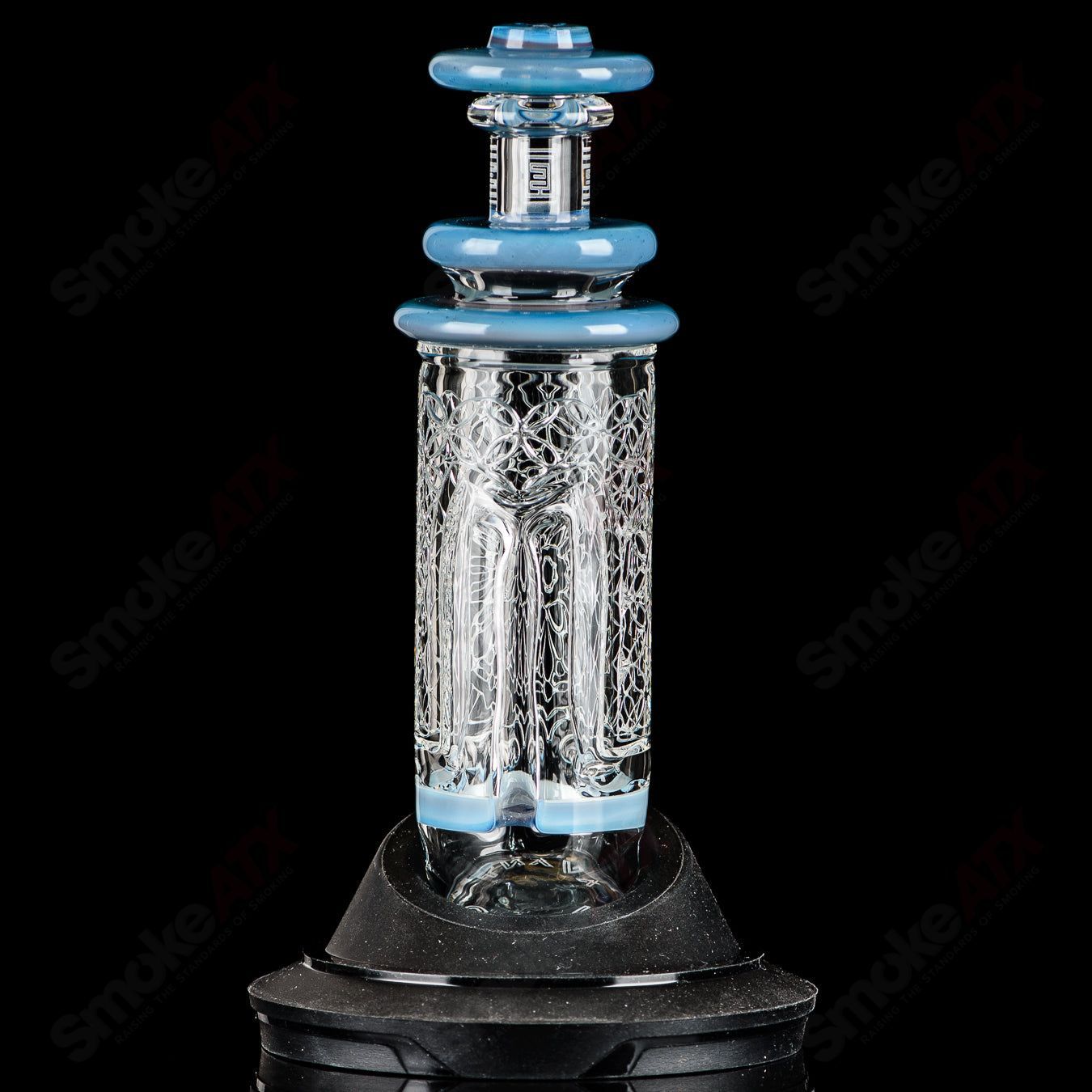 UV Color Accent Columnar Peak Pro Top Avant Garde Glass - Smoke ATX