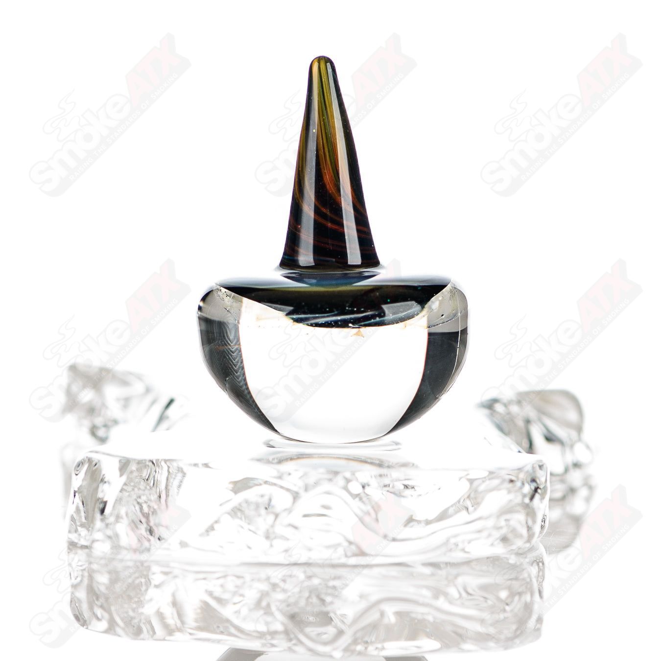 Galactic Spike Topper Indo Glass - Smoke ATX