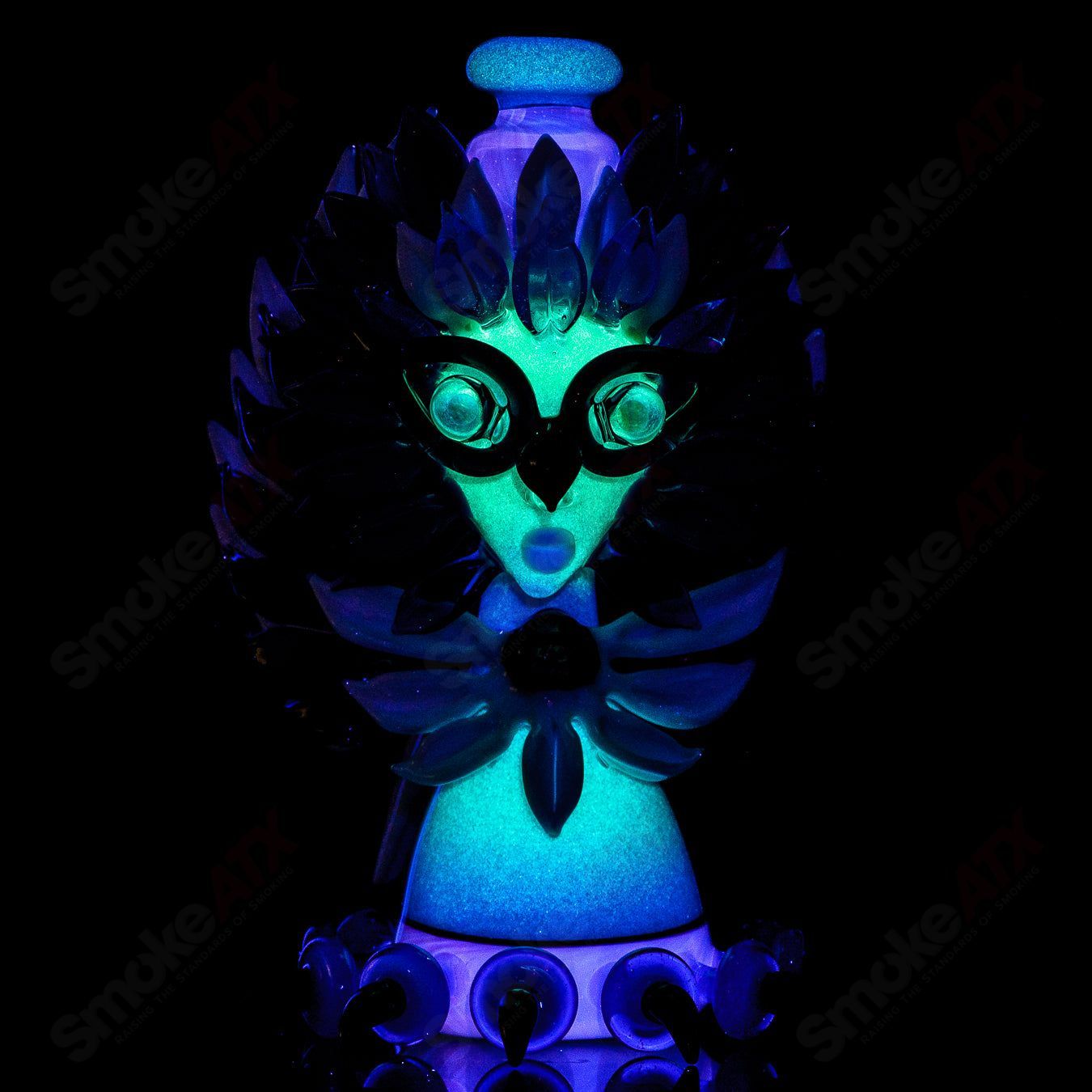 Lace Face Blue Jay Recycler (#2 of the Bird Series) - Smoke ATX