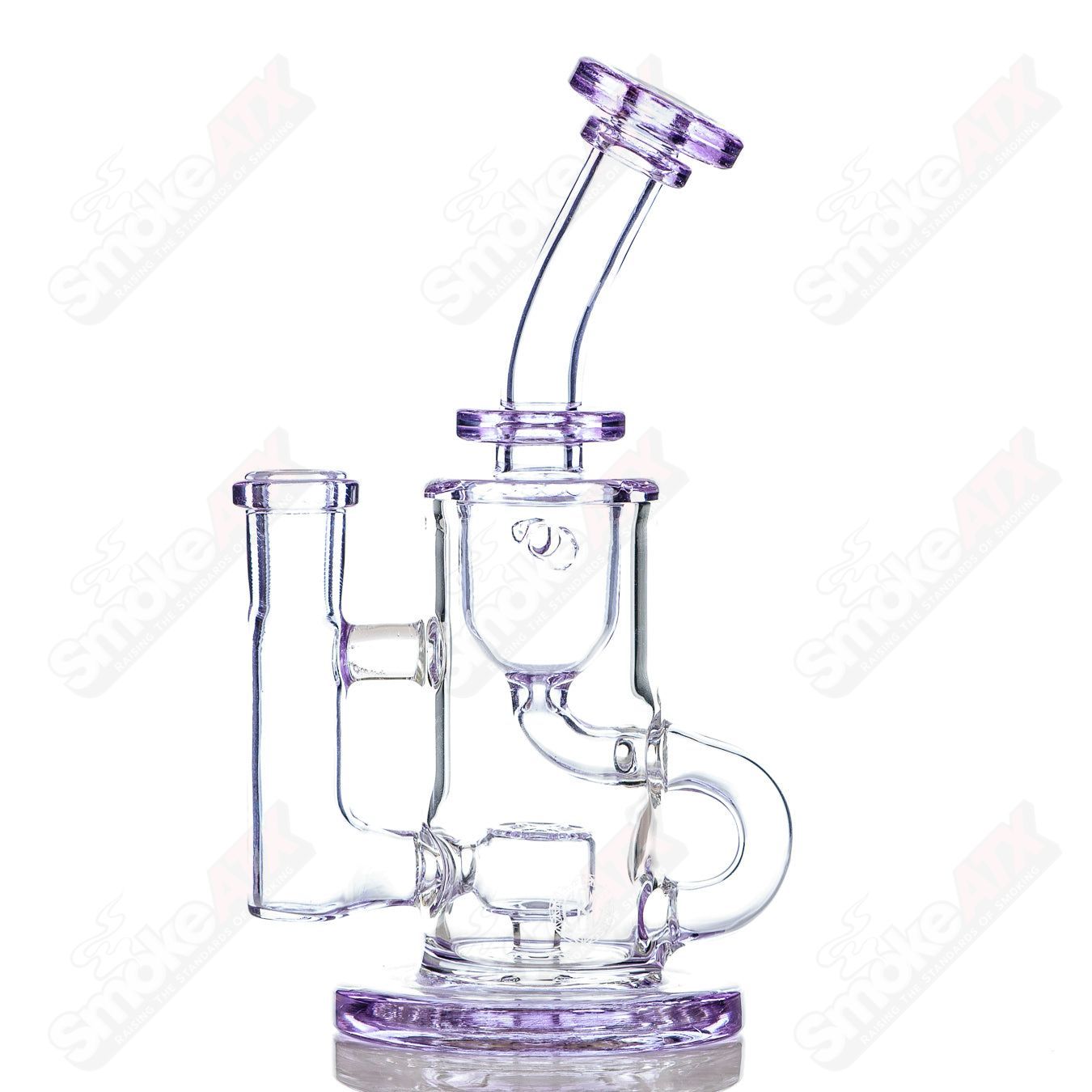 #1 Color Seed Perc Klein Incycler Fat Boy Glass - Smoke ATX