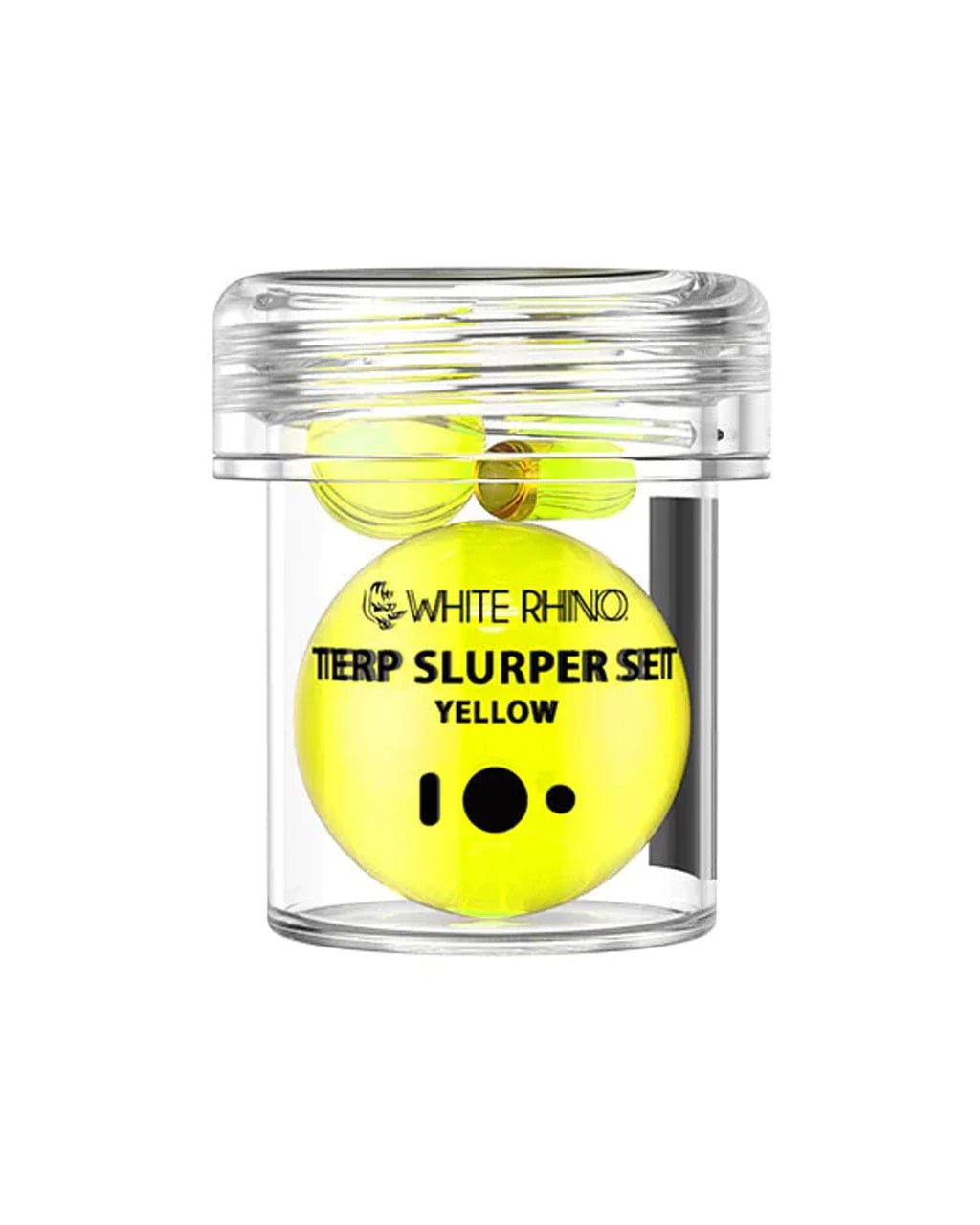 3pc Terp Slurper Set (Yellow) White Rhino - Smoke ATX