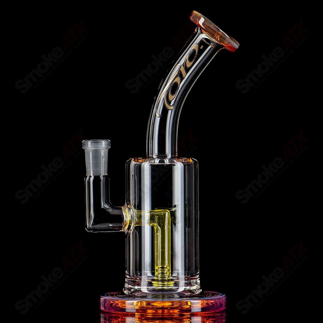 4 10mm Macro Single w/ Color Accents by Toro Glass - Smoke ATX