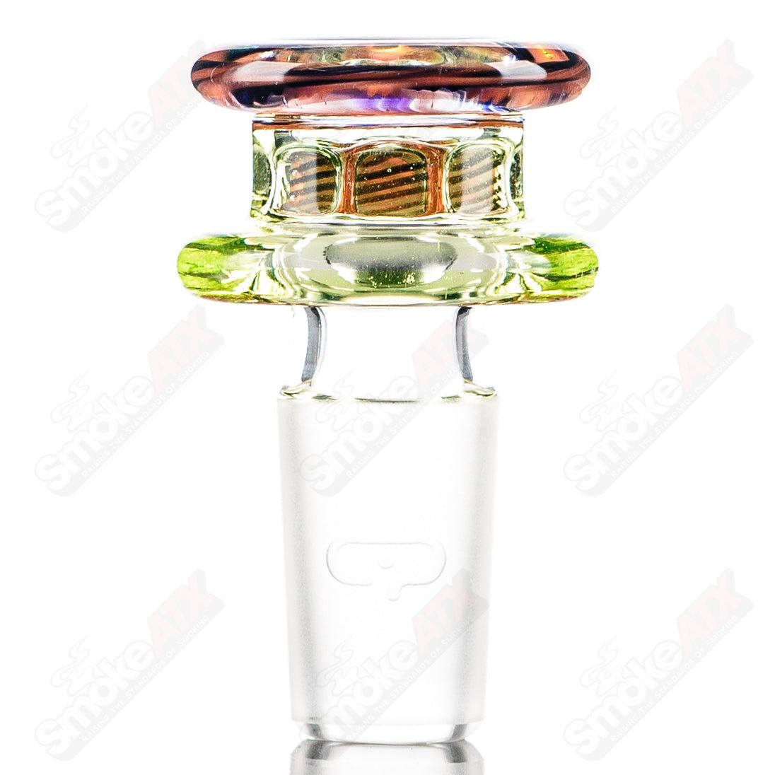 4 19mm UV Color Elements Multi Hole Bowl Mobius - Smoke ATX