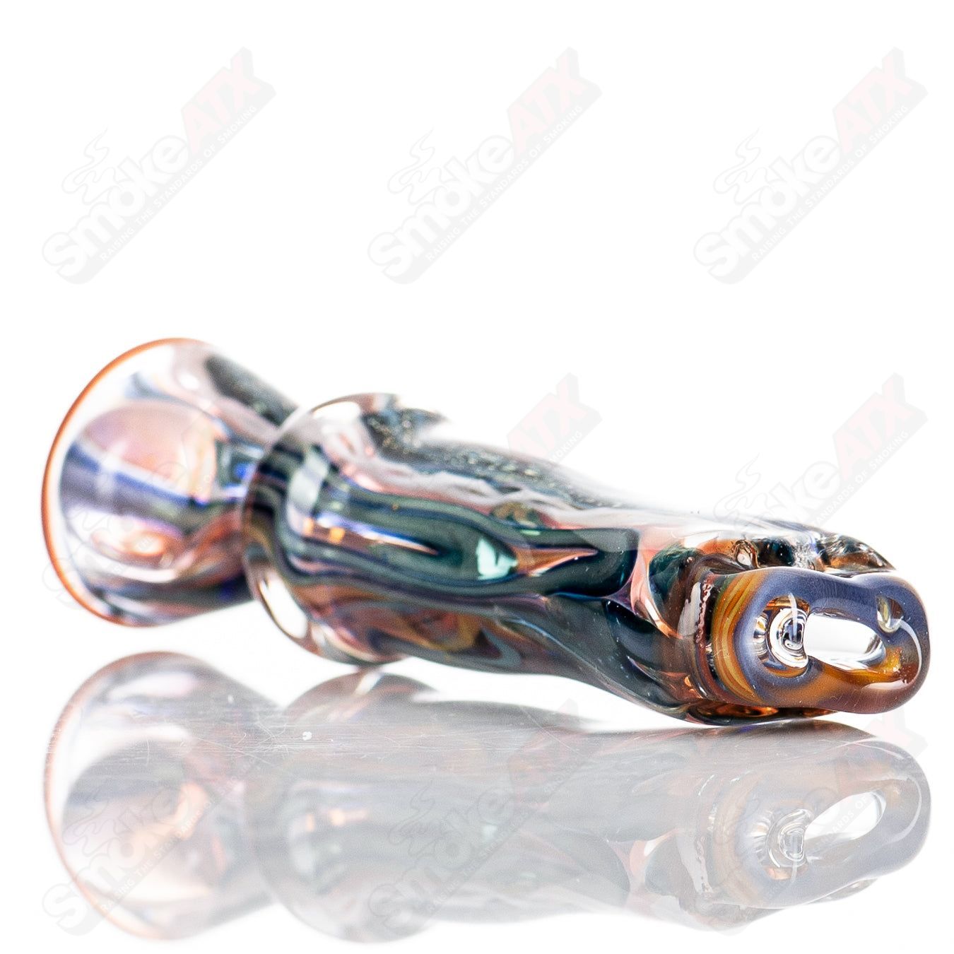 4 sm ISO Bat Chillum by Molten - Smoke ATX
