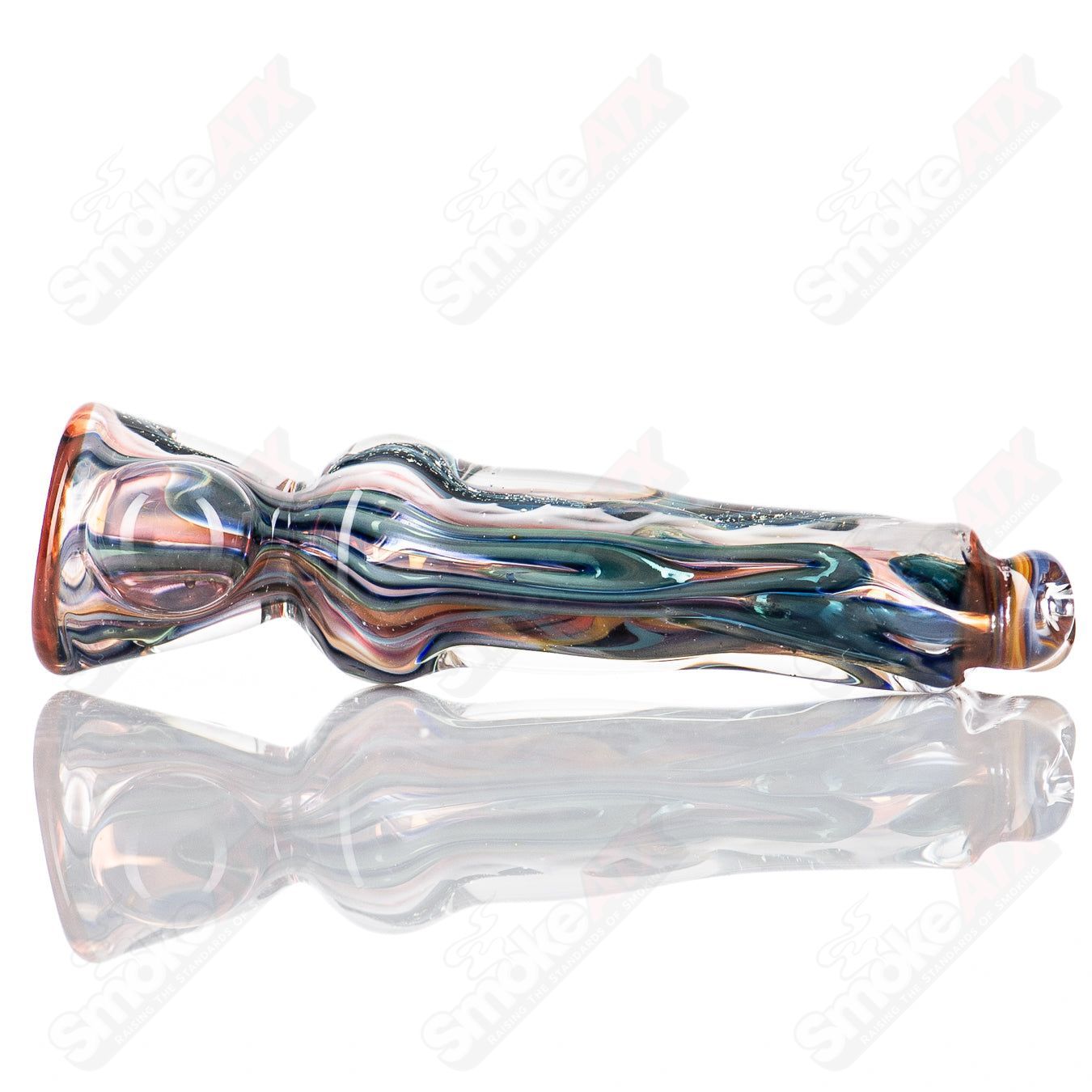 4 sm ISO Bat Chillum by Molten - Smoke ATX