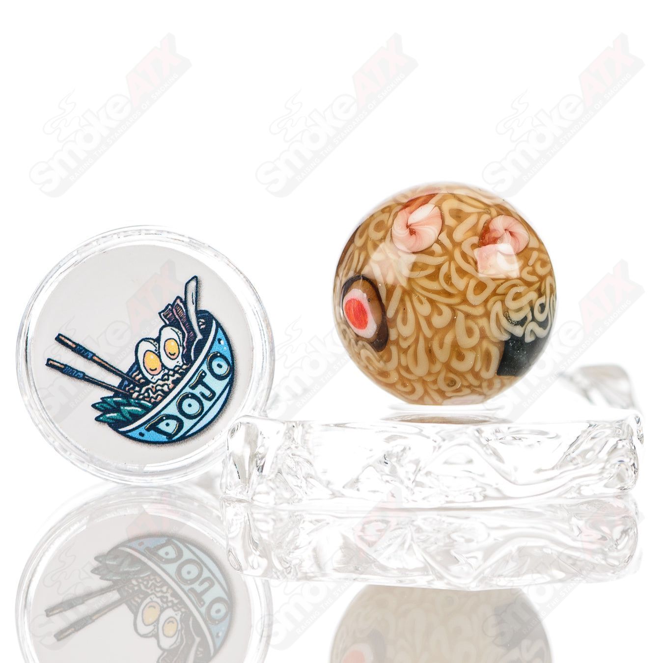 #2 Ramen Marble Cap Set Dojo Glass - Smoke ATX