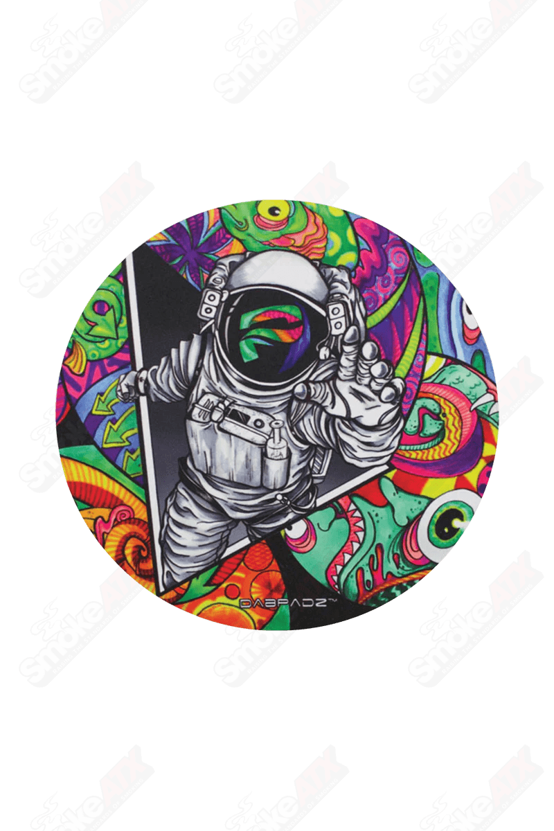 8in Space Man Pulsar Dab Padz - Smoke ATX