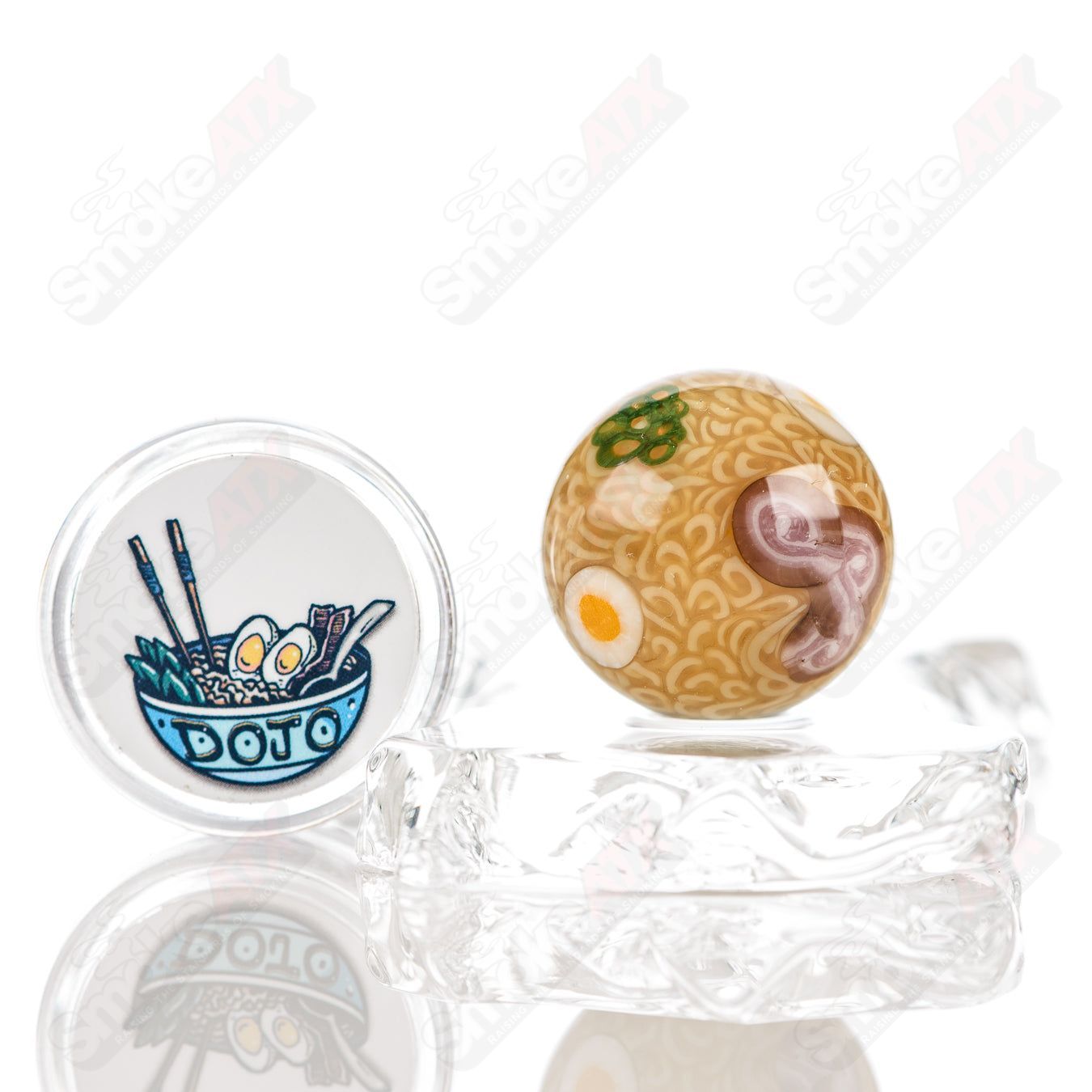#1 Ramen Marble Cap Set Dojo Glass - Smoke ATX