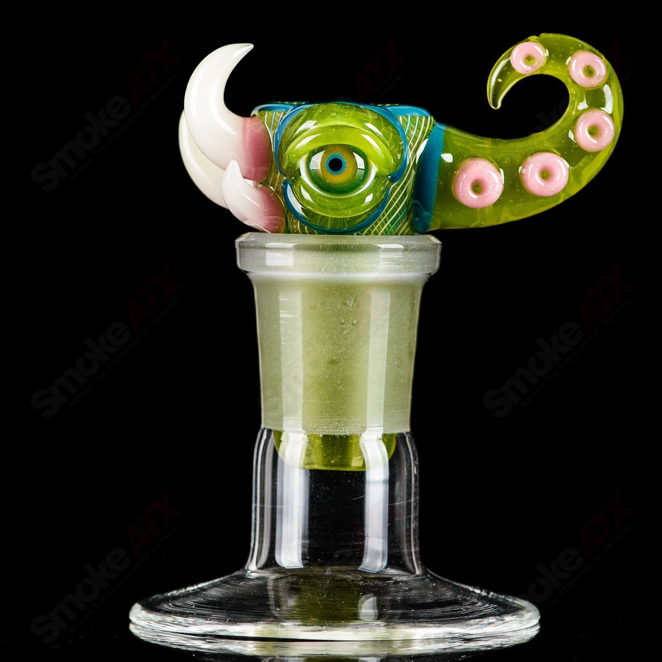 #1 19mm 3-Hole Slide Dosa x Salt Glass - Smoke ATX