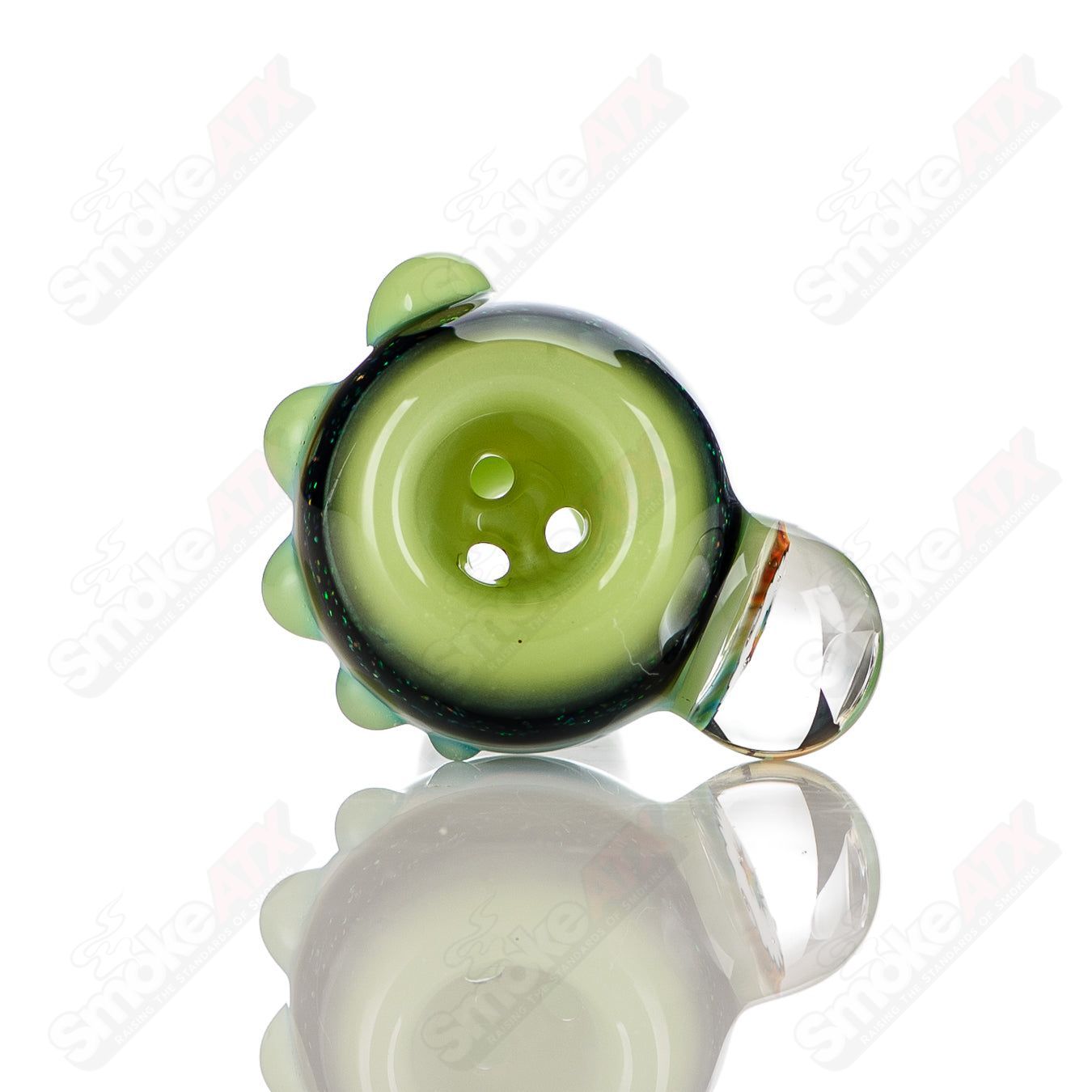 #1 18mm Color Worked Slide Bowl Jeremy from Oregon - Smoke ATX