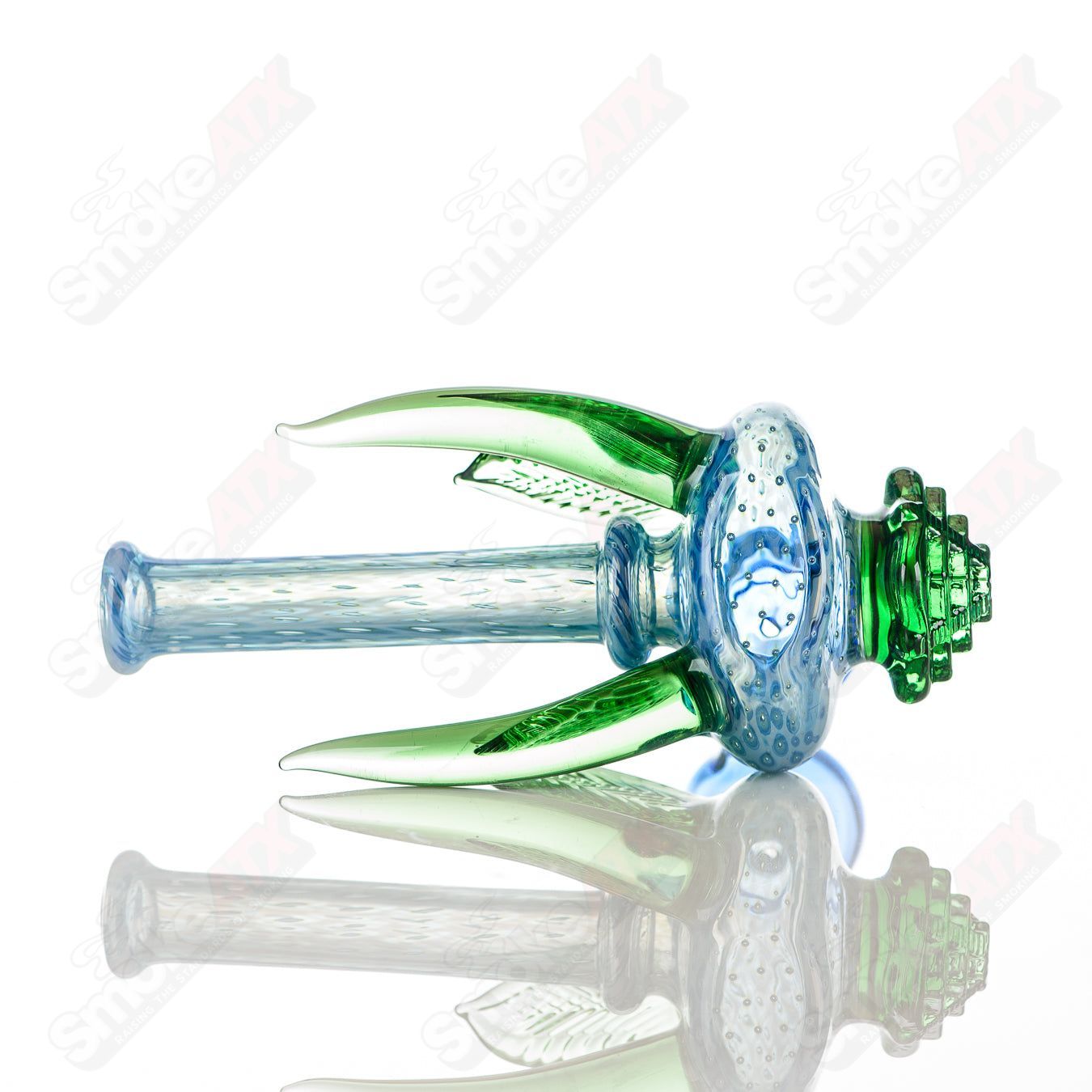 Mayan Temple Spoon Logan Ryan Glass - Smoke ATX