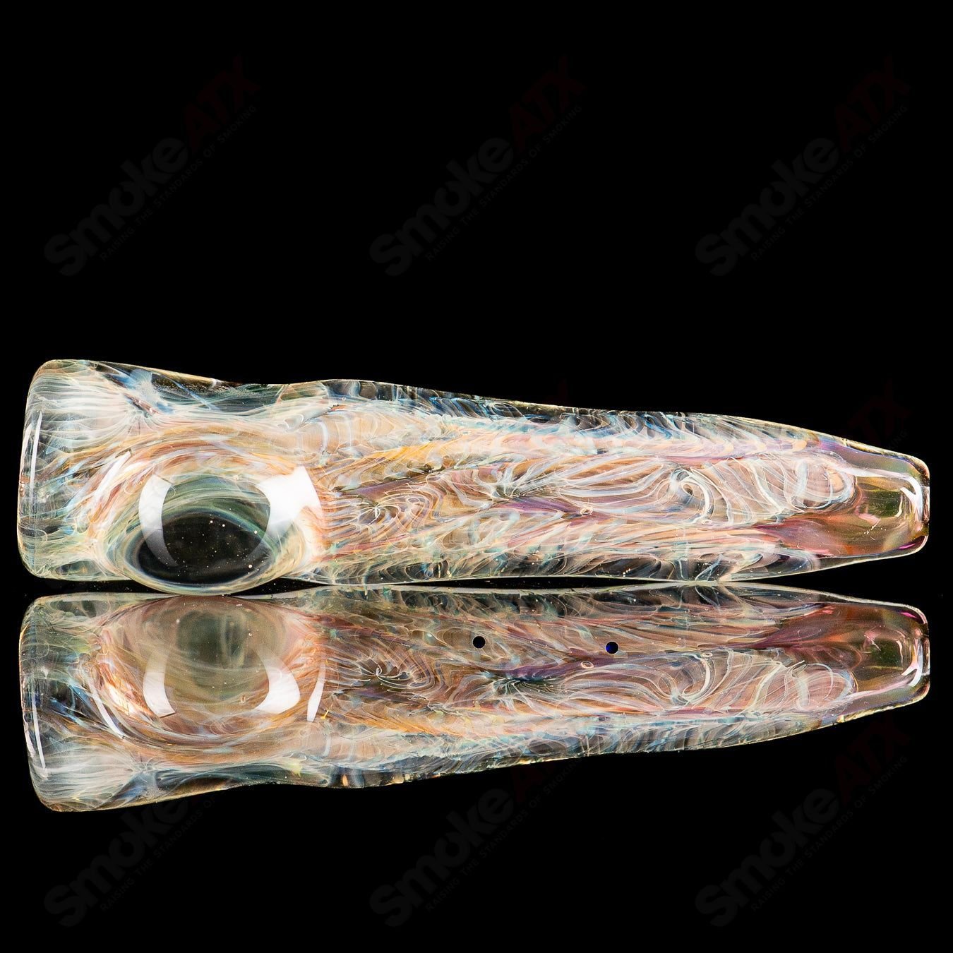 5 Inside Out Chillum by JMK Glass - Smoke ATX