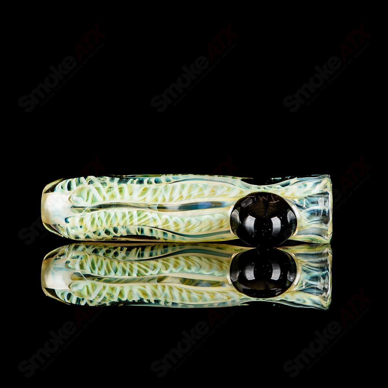 5 I/O Worked Chillum Signed - JMK Glass - Smoke ATX