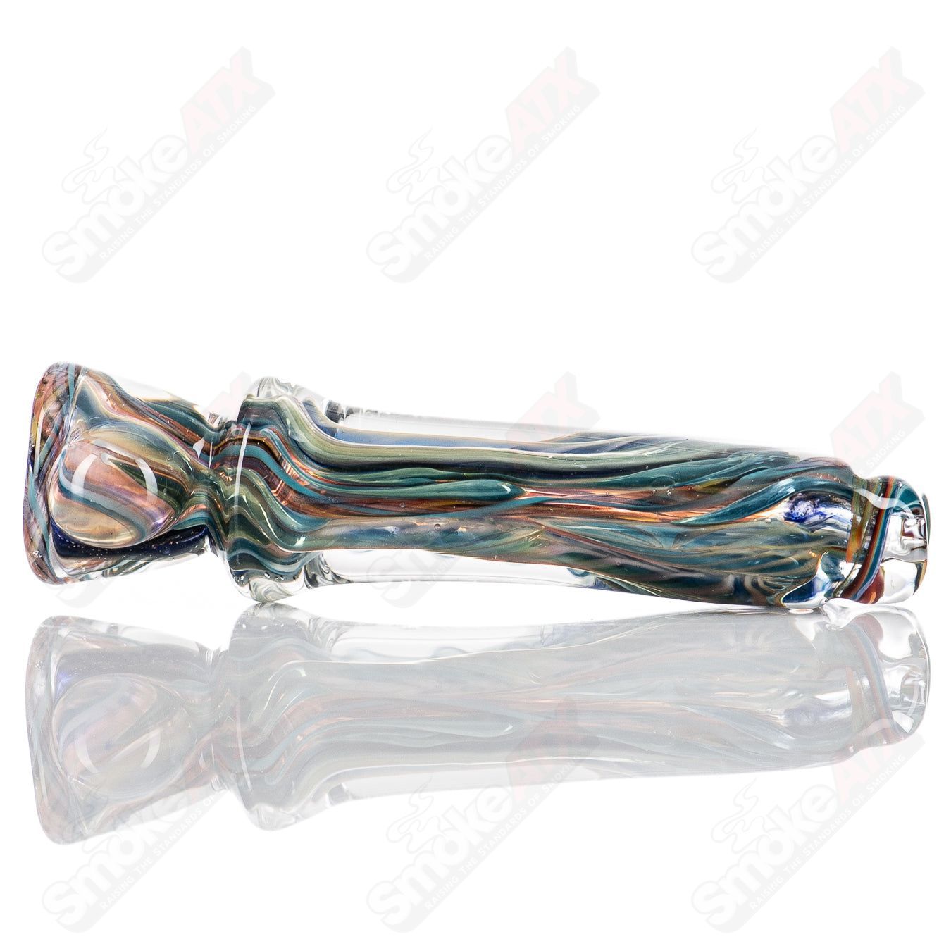 5 sm ISO Bat Chillum by Molten - Smoke ATX