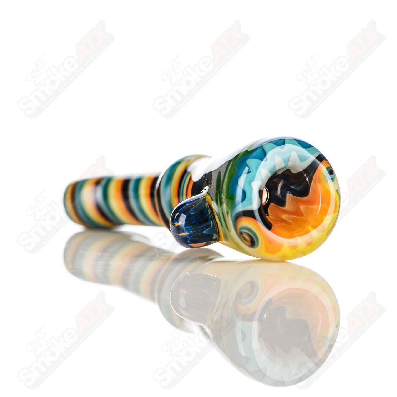 5 Wig Wag Chillum Katy Wright Glass - Smoke ATX