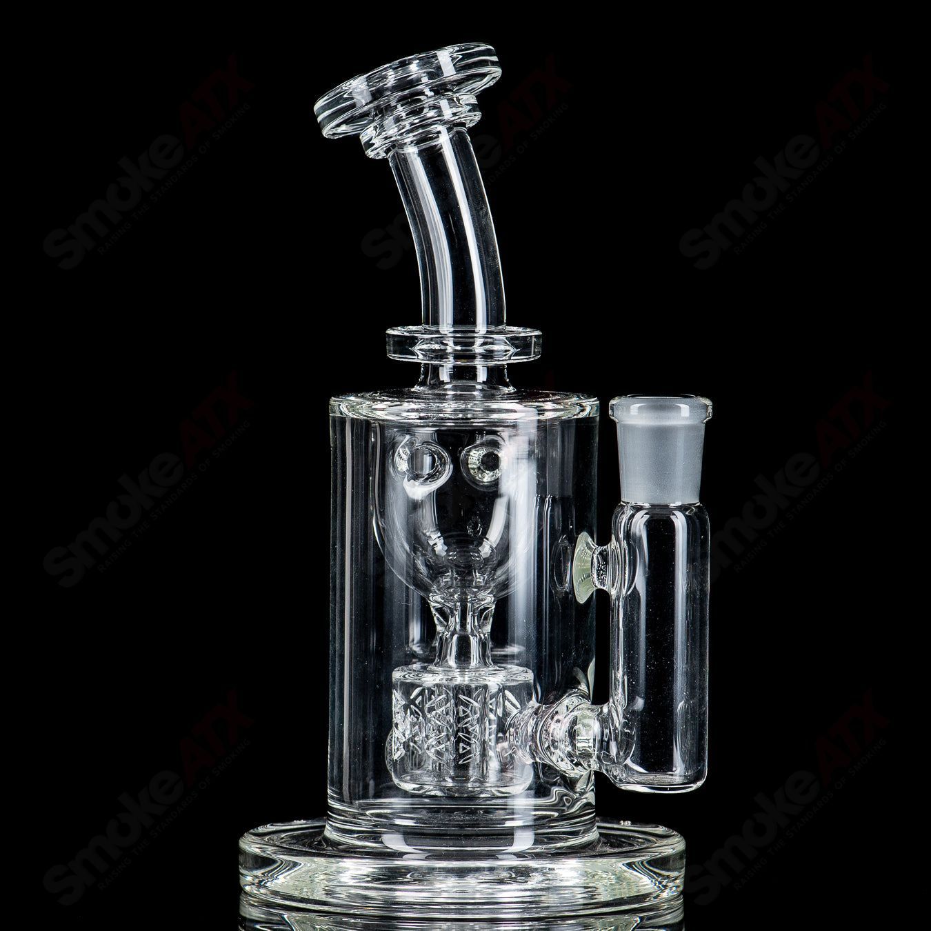 50mm Clear Taurus Incycler Fat Boy Glass - Smoke ATX