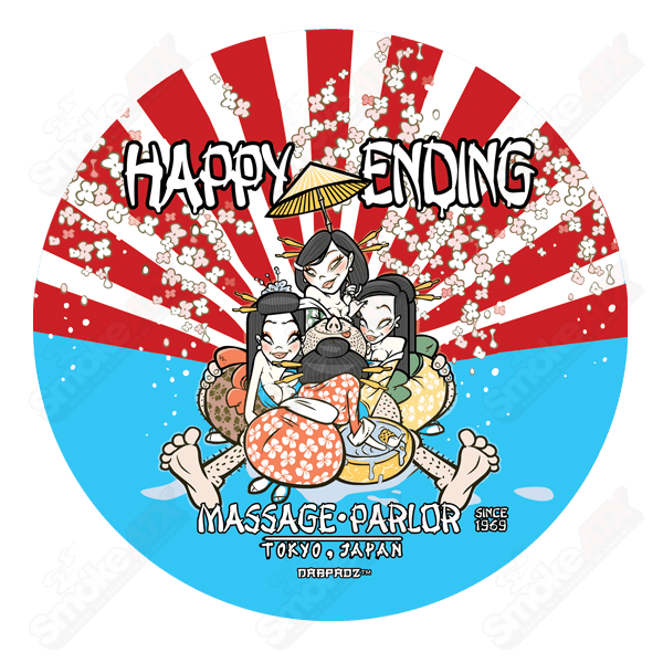 5in Happy Ending Massage Fabric Dab Padz - Smoke ATX