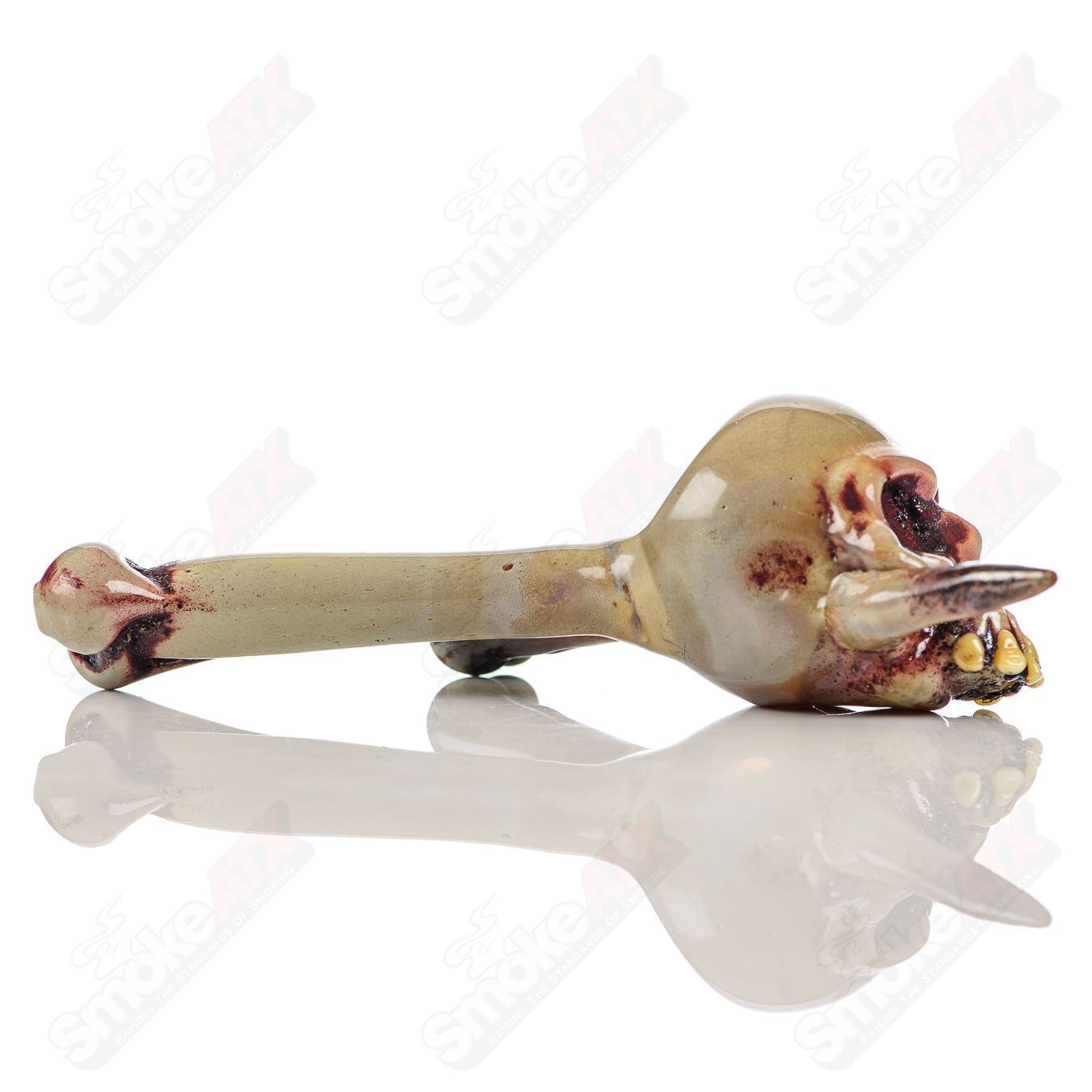 Skull Spoon Ghost Glass - Smoke ATX