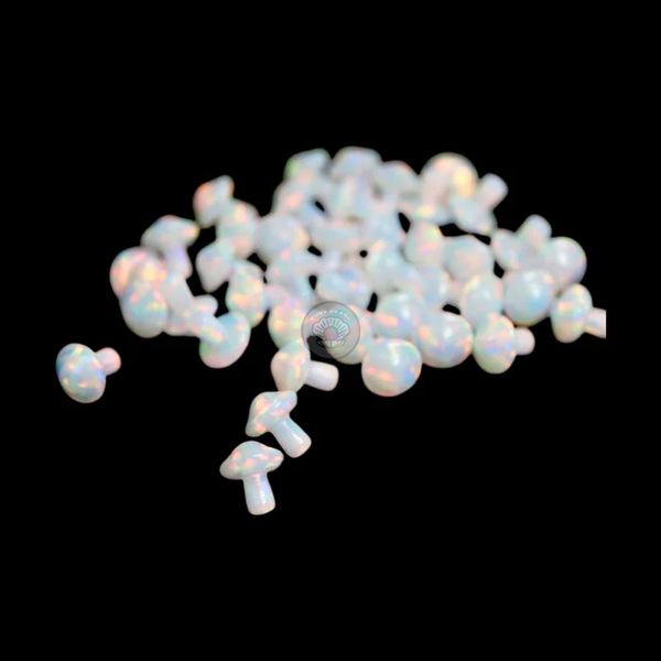 4x7mm White Opal Mushroom Terp Pearl Ruby Pearl Co - Smoke ATX
