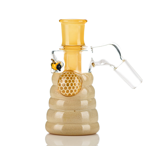 14/45 Bee Hive Dry Catcher Joe P Glass - Smoke ATX