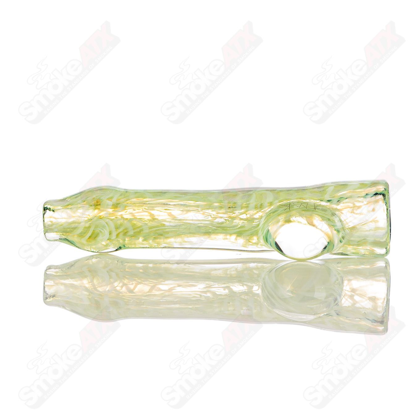 #13 I/O Worked Chillum Signed - JMK Glass - Smoke ATX
