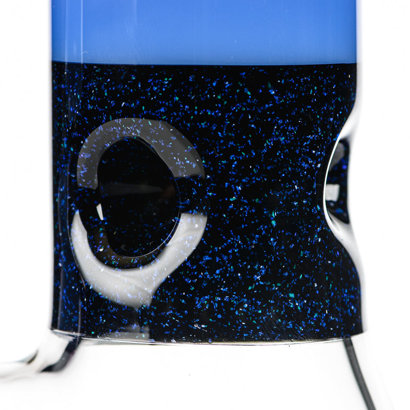 Illadelph Milky Blue Spiral Beaker - Smoke ATX