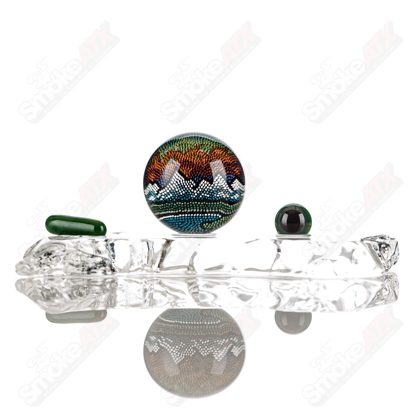 #2 Mountain Slurper Marble JH Glassworks - Smoke ATX