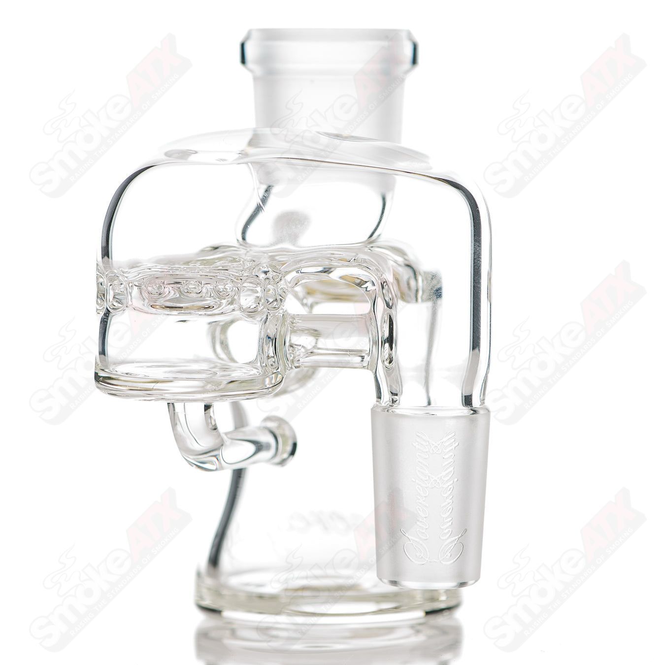 18mm Clear Dry Cleaner Ash Catcher Sovereignty - Smoke ATX