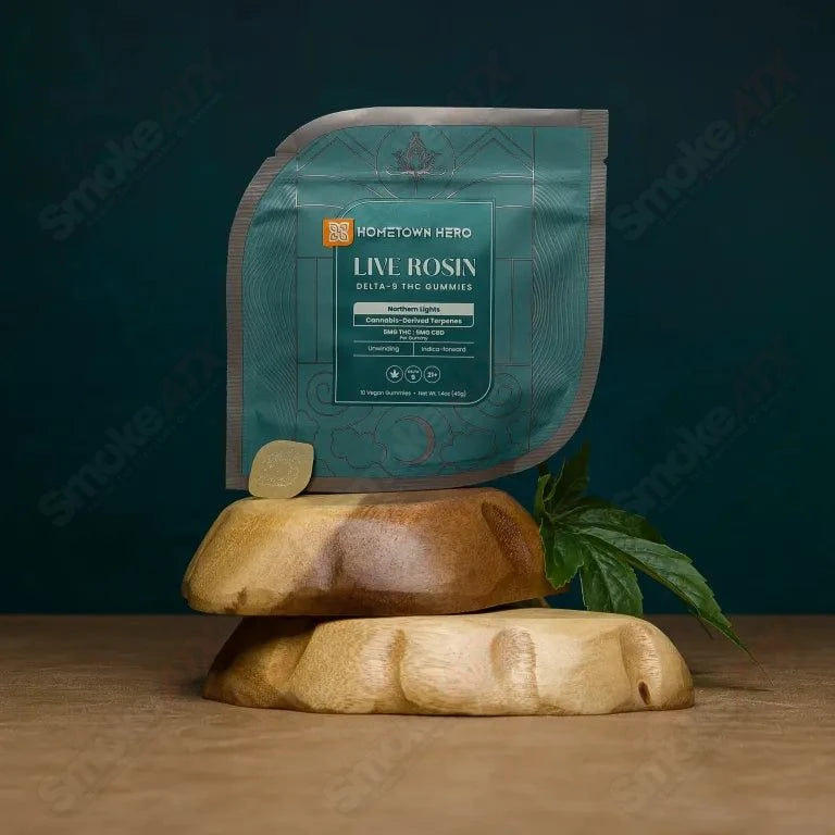 5mg Northern Lights Delta-9/CBD Live Rosin Gummies Hometown Hero - Smoke ATX