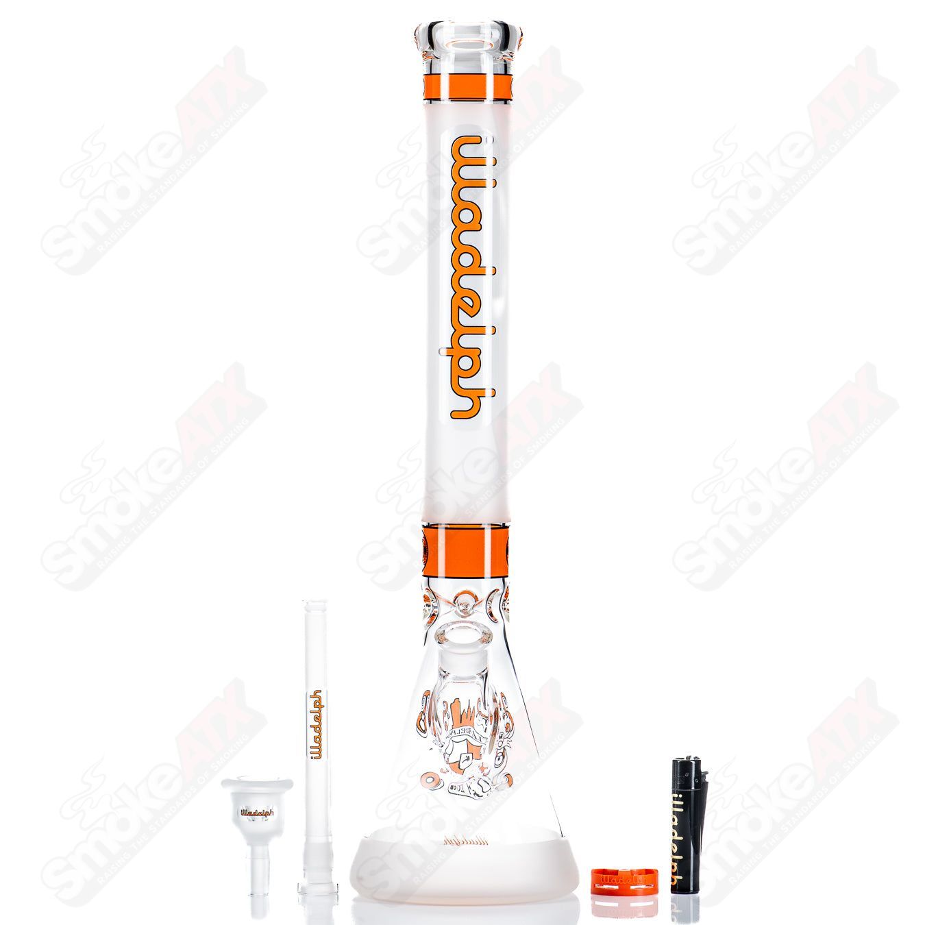 5mm Frosted Medium Beaker (Orange) Illadelph - Smoke ATX