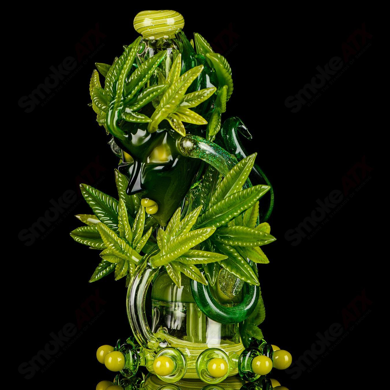 Lace Face Ganja Goddess Recycler - Smoke ATX
