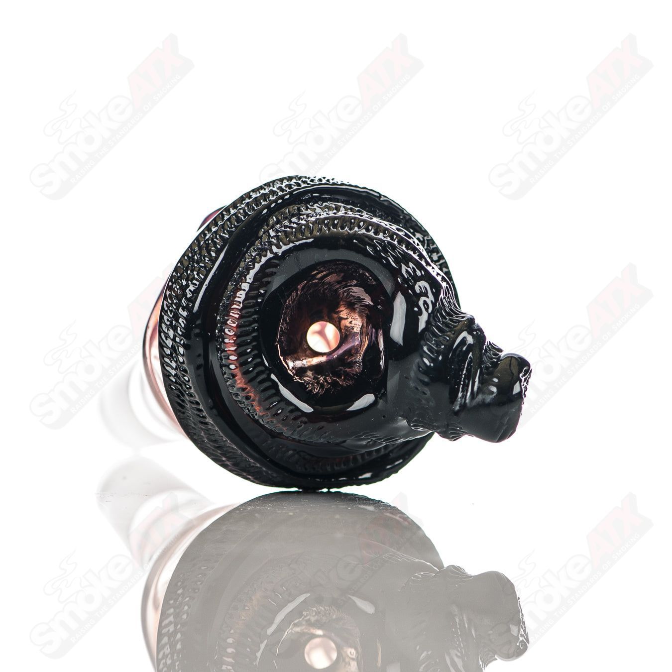 14mm Alien Bowl Slide Ghost Glass - Smoke ATX