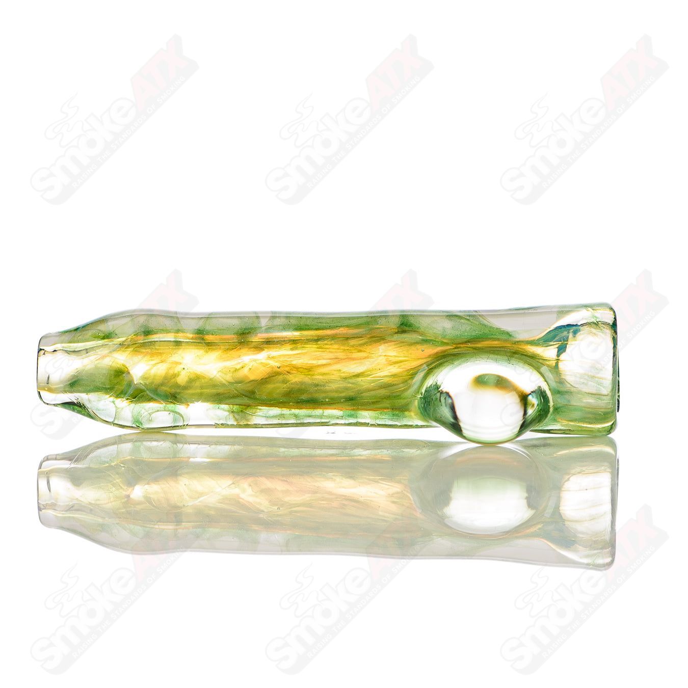 7 I/O Worked Chillum Signed - JMK Glass - Smoke ATX