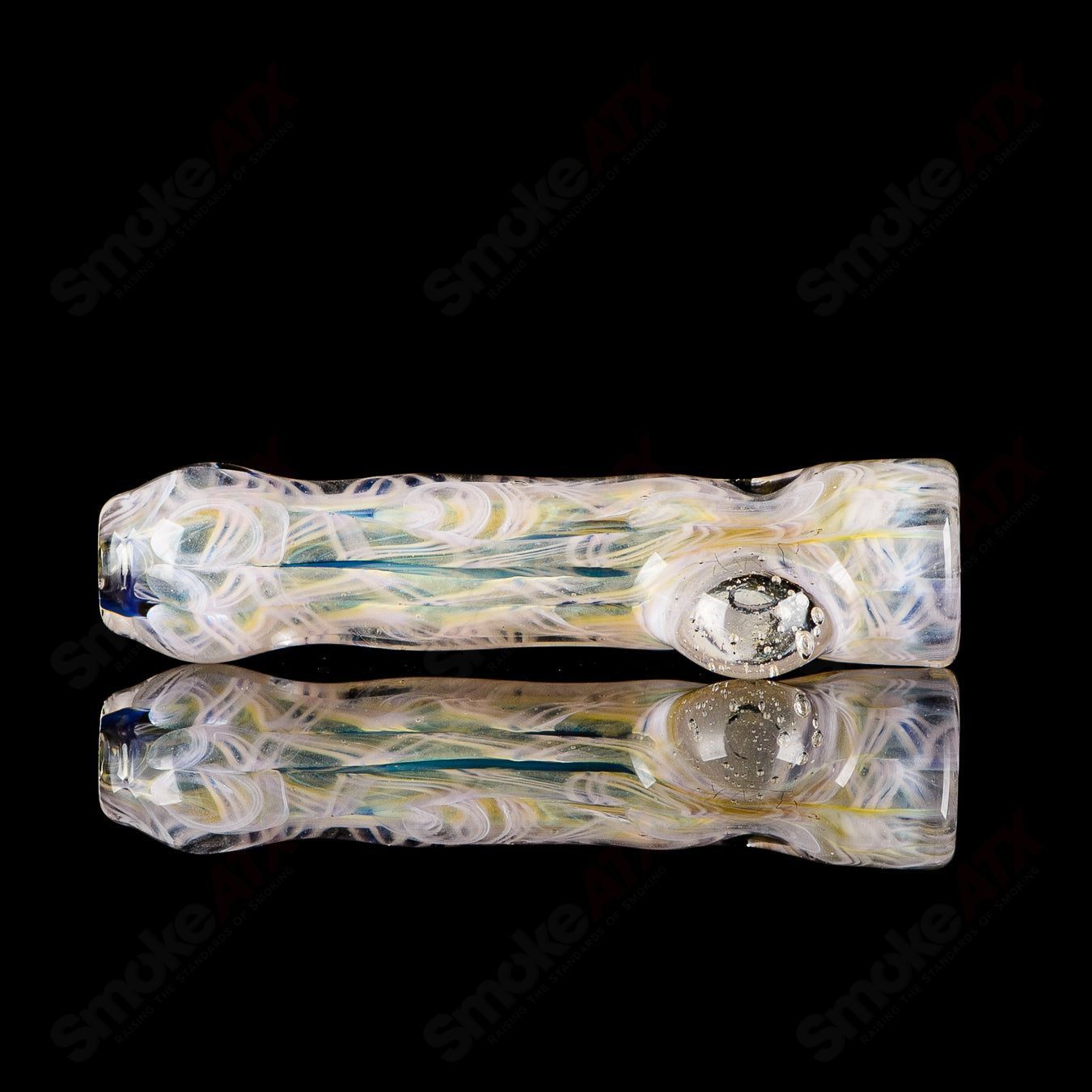 #9 I/O Worked Chillum Signed - JMK Glass - Smoke ATX