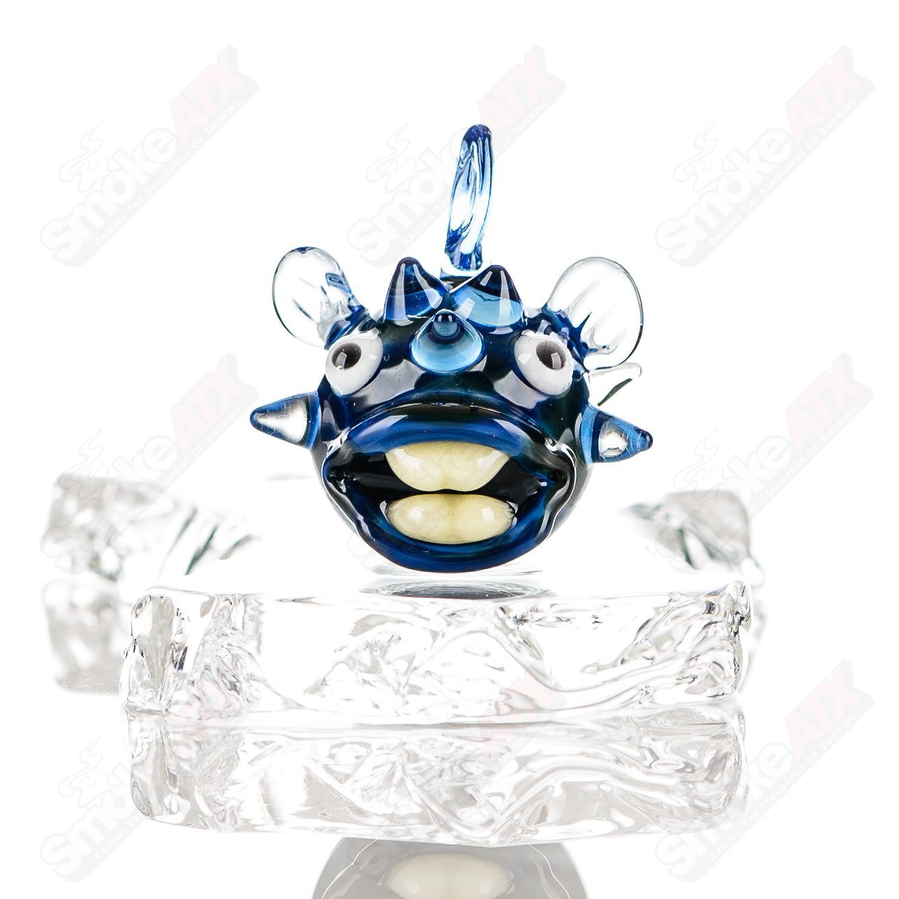 #3 Puffer Slurper Marble Chadd Lacy Glass - Smoke ATX