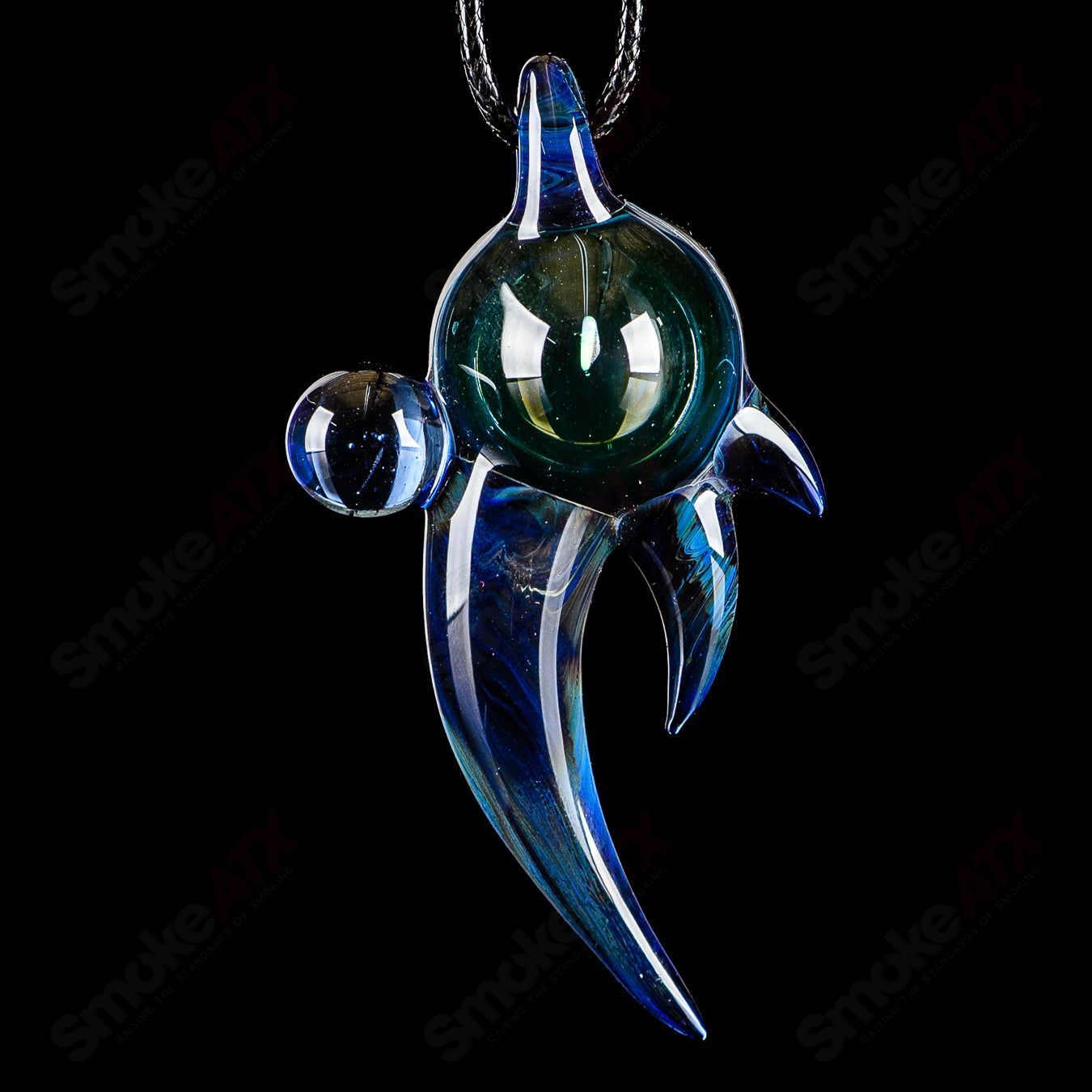 #6 Amulet Pendant Dosh Glass - Smoke ATX