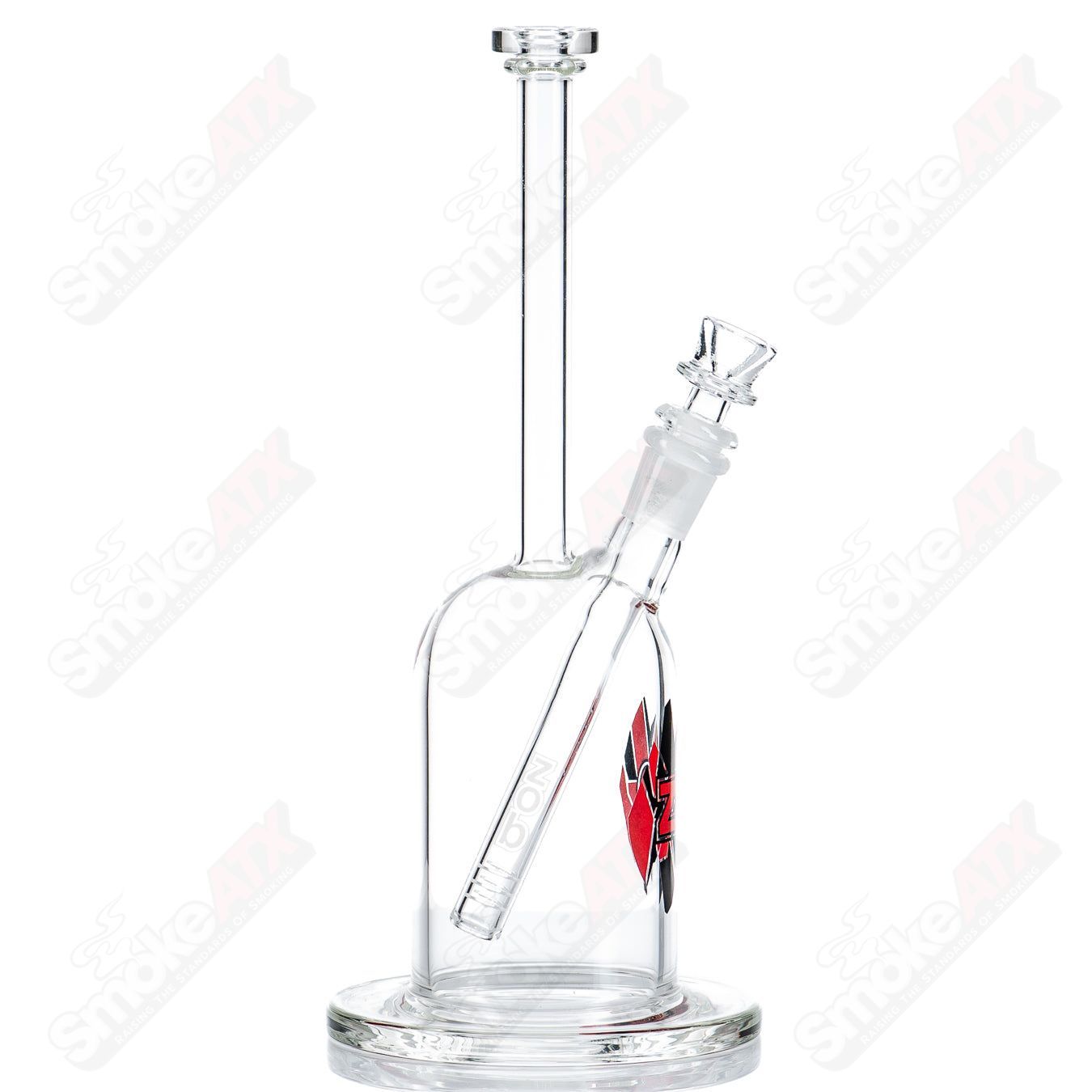 75mm Straight Neck Short Boy Rig (Red/Black) ZOB - Smoke ATX