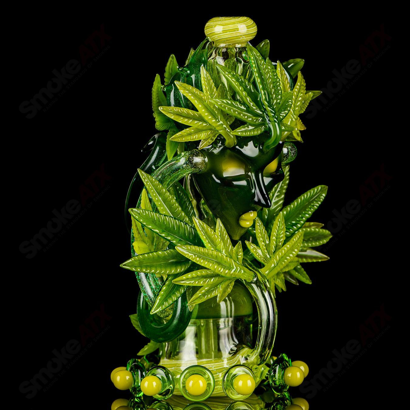 Lace Face Ganja Goddess Recycler - Smoke ATX