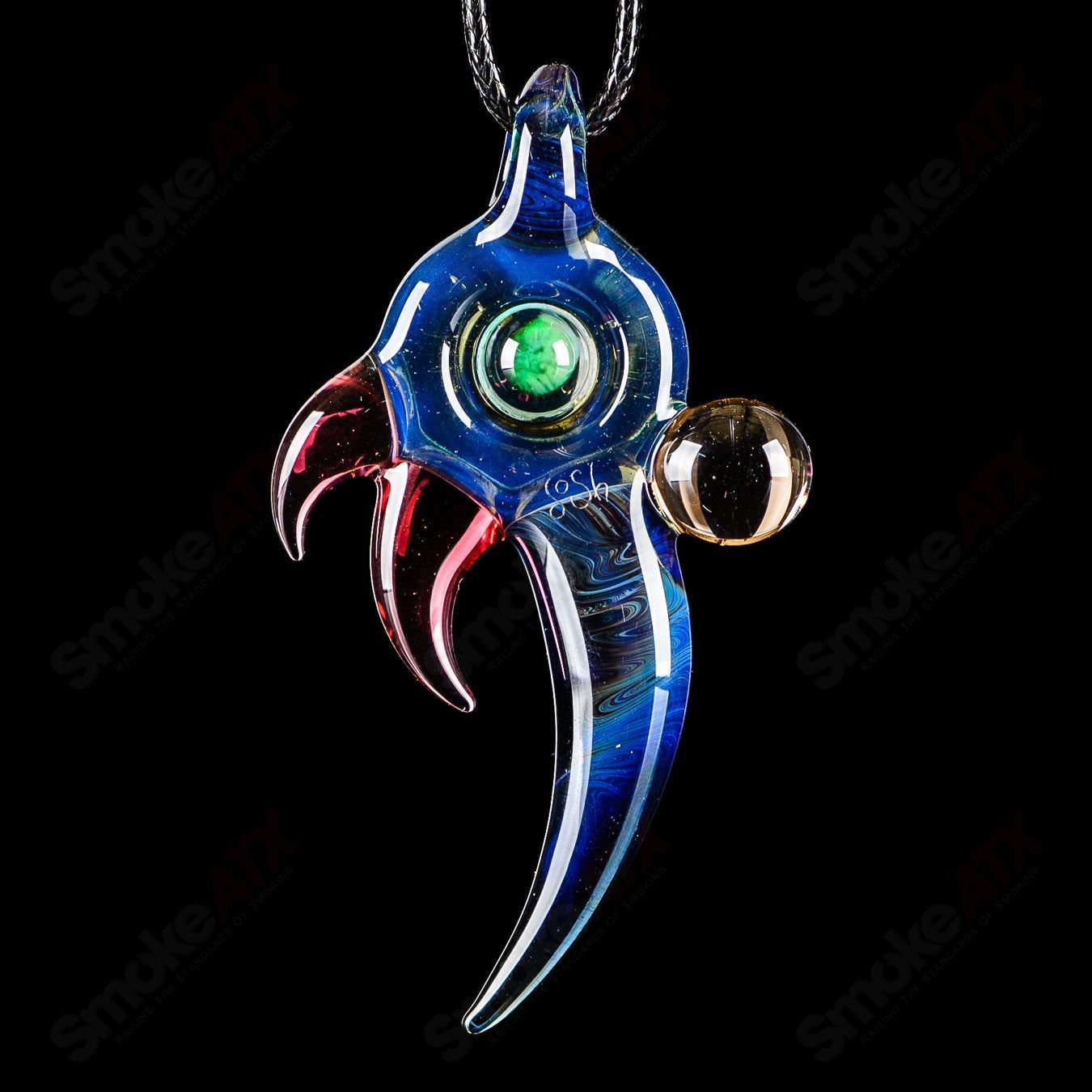 #5 Amulet Pendant Dosh Glass - Smoke ATX