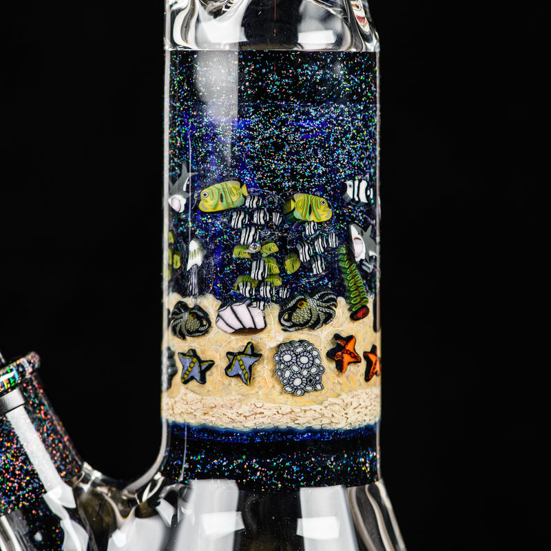 Engraved, Crushed Opal, Milli Under Water Theme Custom by Illadelph & Dave Strobel - Smoke ATX